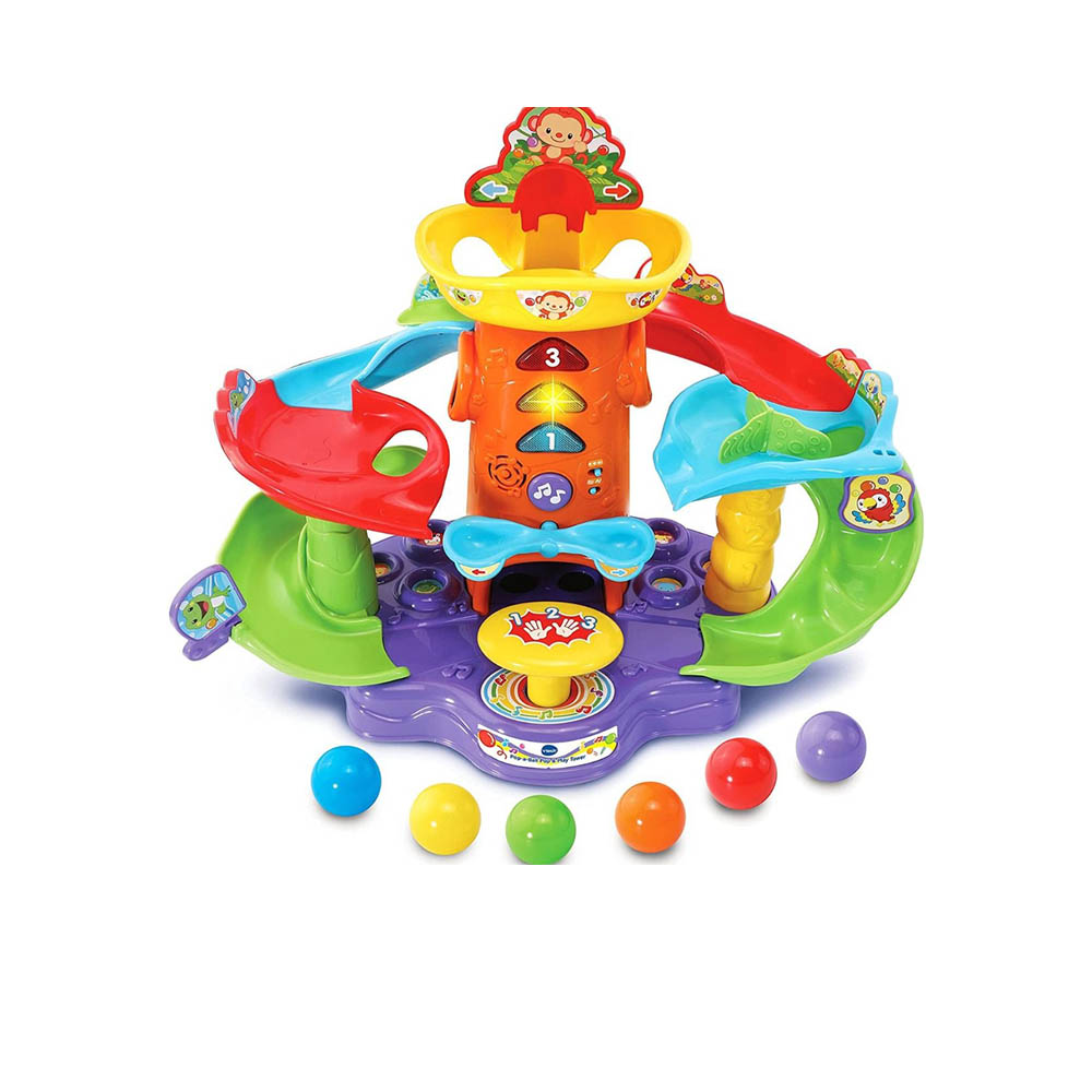 Pop A-ball Pop & Play Tower - Age 9 To 36 Months
