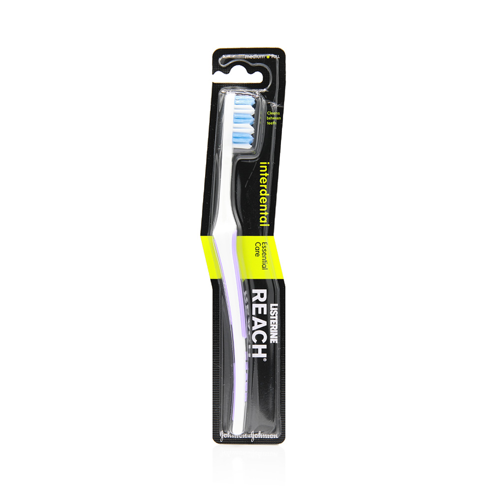 Reach Interdental Medium Toothbrush - White And Purple