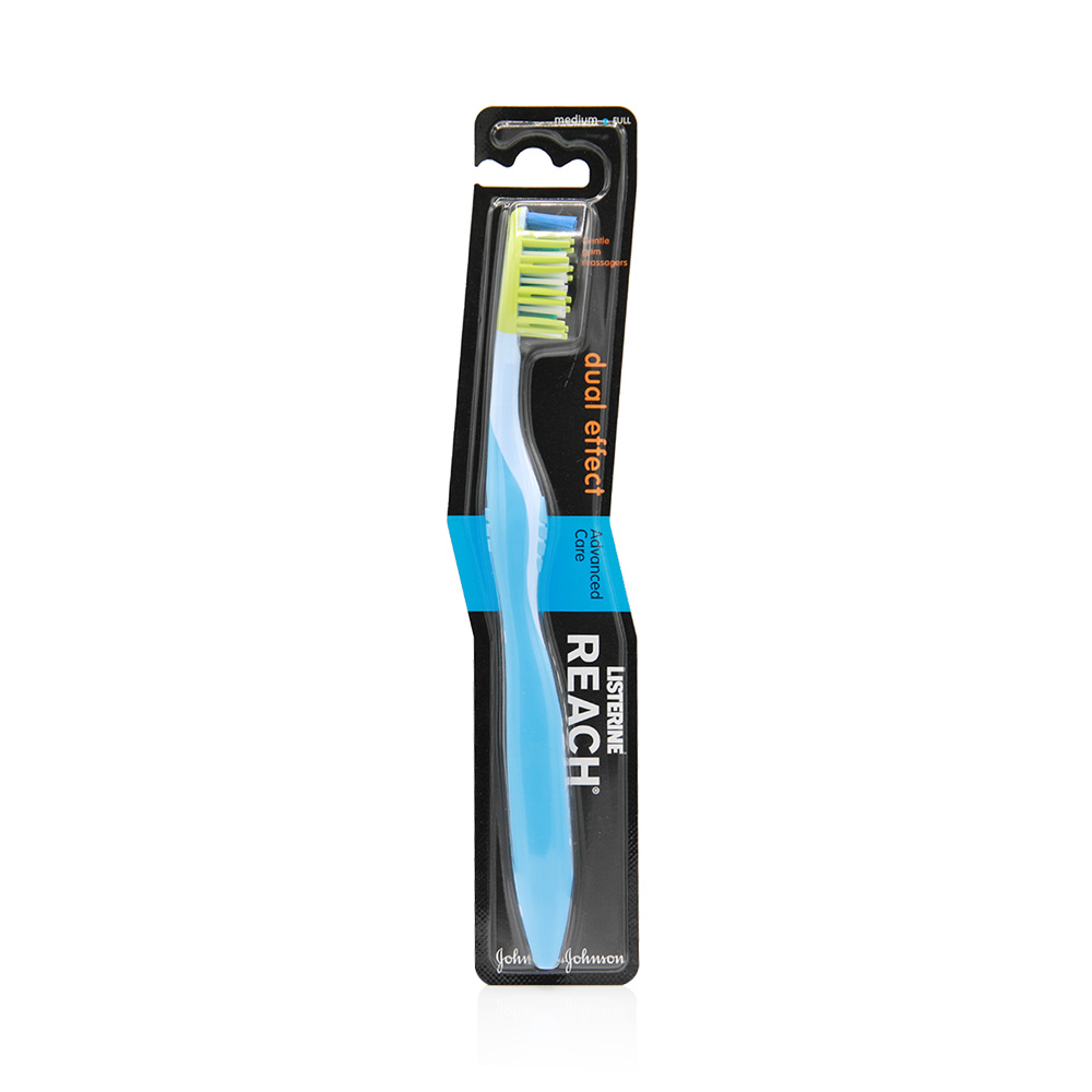 Reach Dual Effect Soft Toothbrush - Light Skyblue