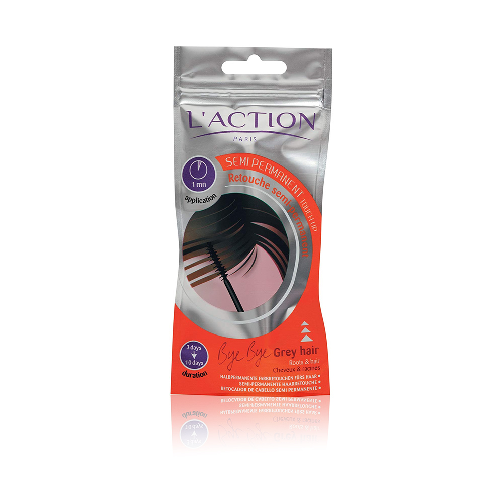 Bye Bye Grey Hair Semi Permanent-touch Up Hair - Black