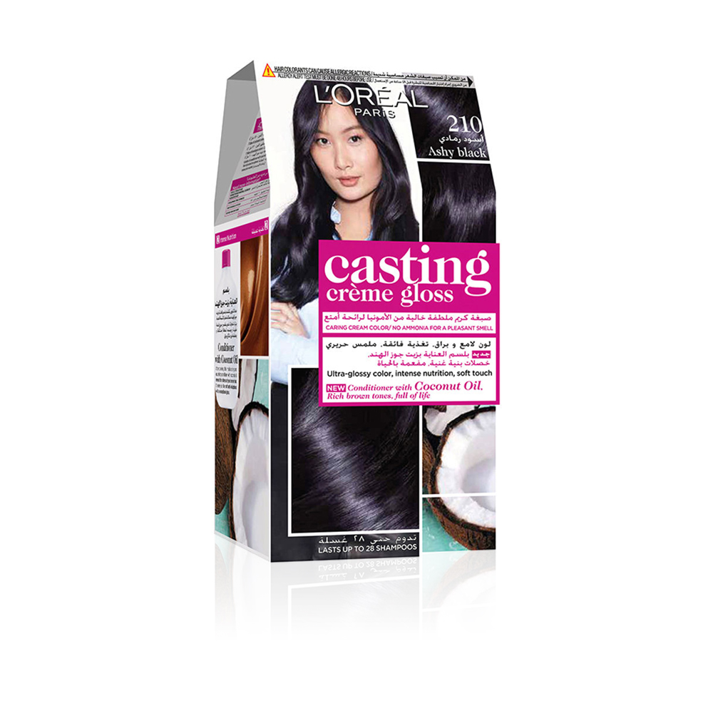Casting Cream Gloss Hair Color - N 210 - Ashy Black