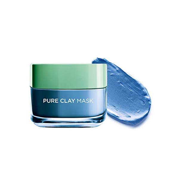 Pure Clay Blue Mask With Marine Algae For Clears Blackheads And Shrink Pores - 50 ml       