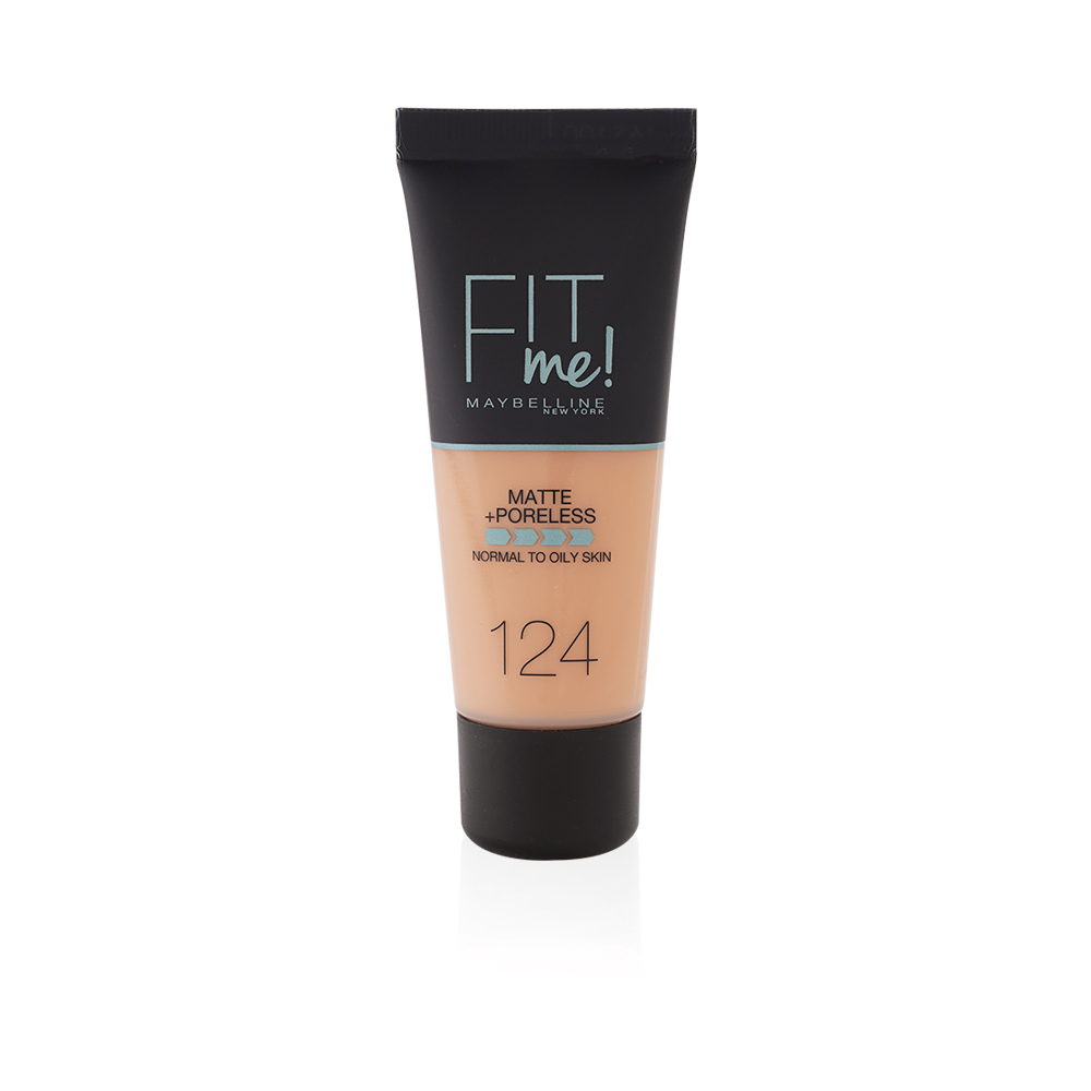 Fit Me Matte + Poreless Foundation - N 124 - Soft Sand