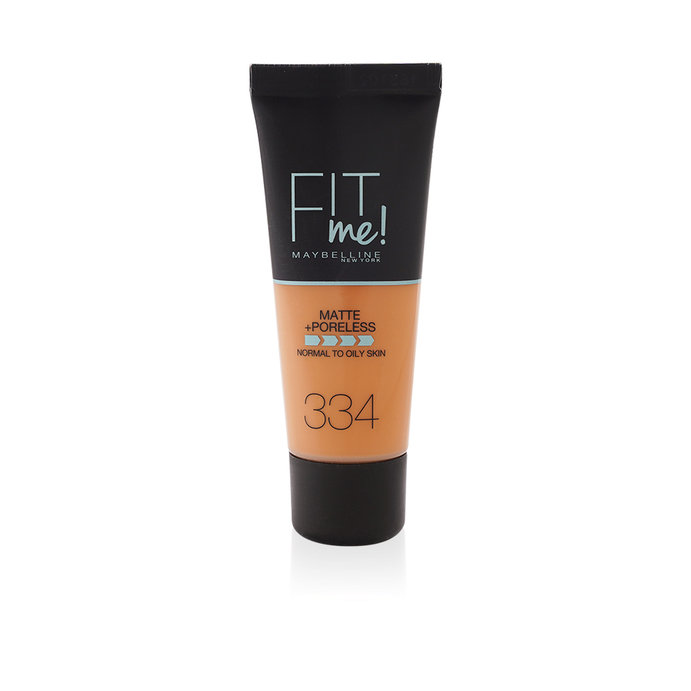 Fit Me Matte + Poreless Foundation - N 334 - Warm Tan  