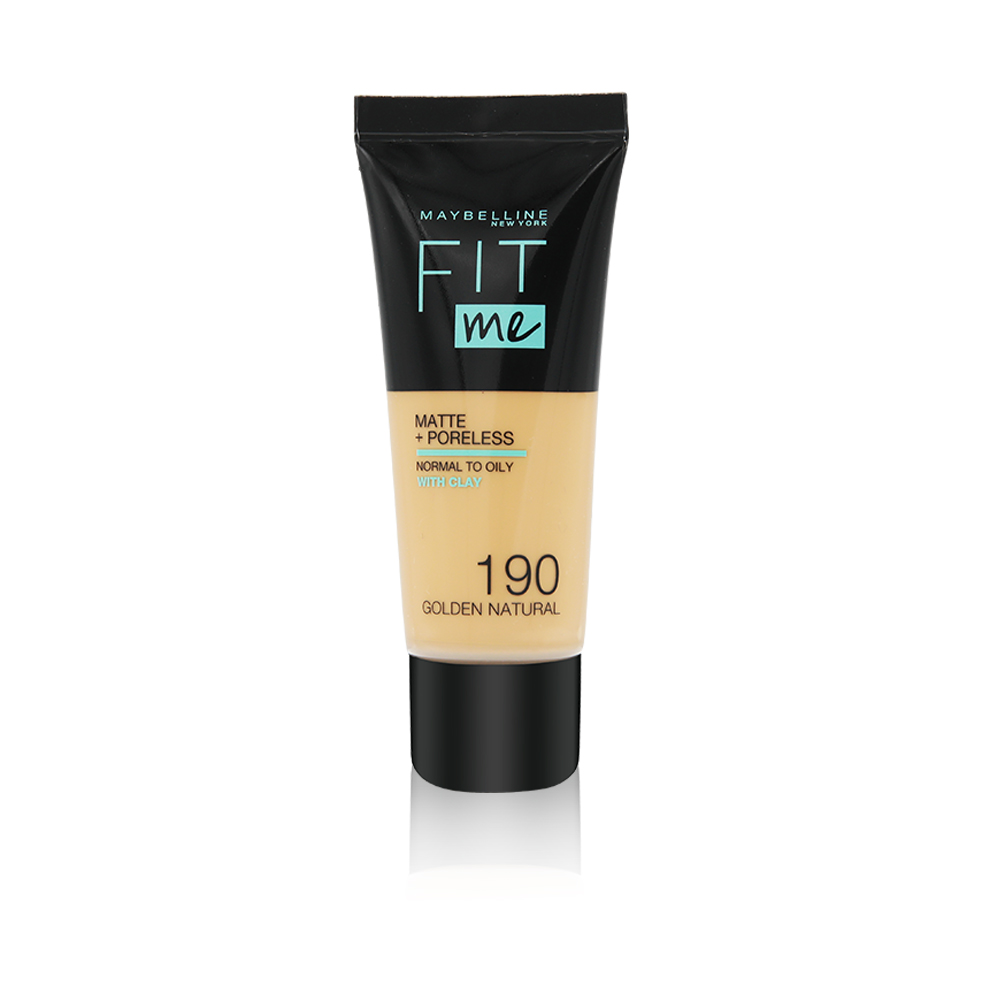Fit Me Matte & Poreless Foundation - N 190 - Golden Natural