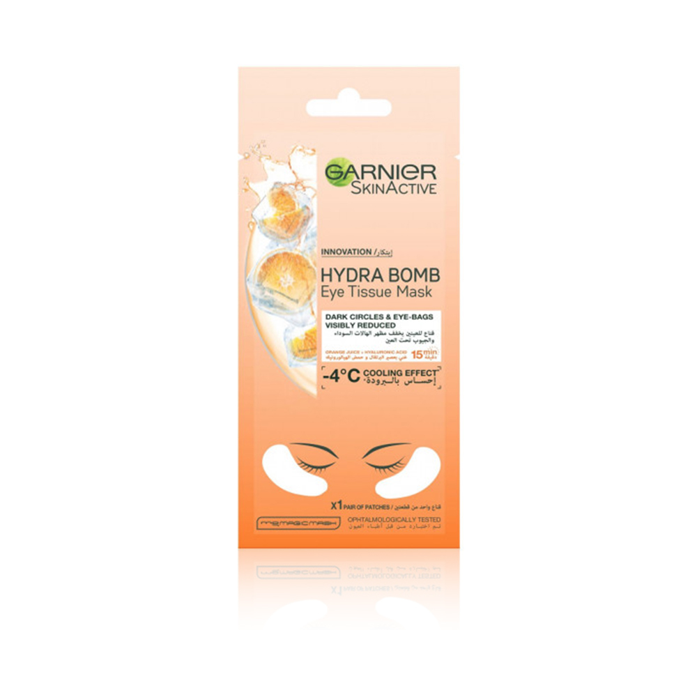 Skinactive Hydrabomb Eye Tissue Mask Orange