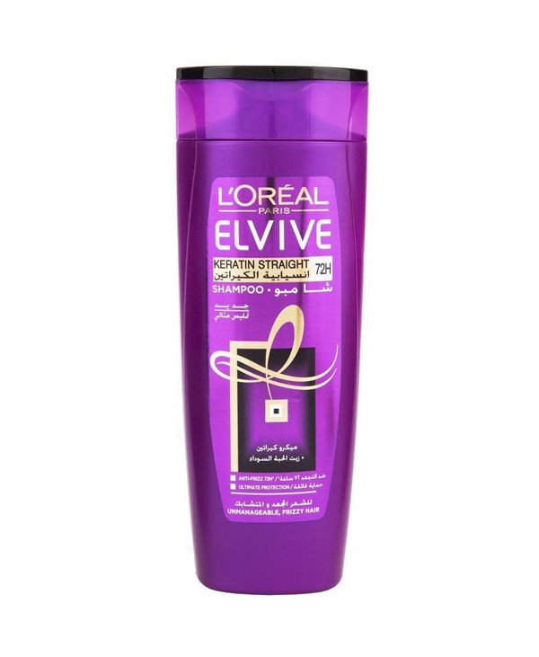 Elvive Keratin Straight Shampoo - 400 Ml
