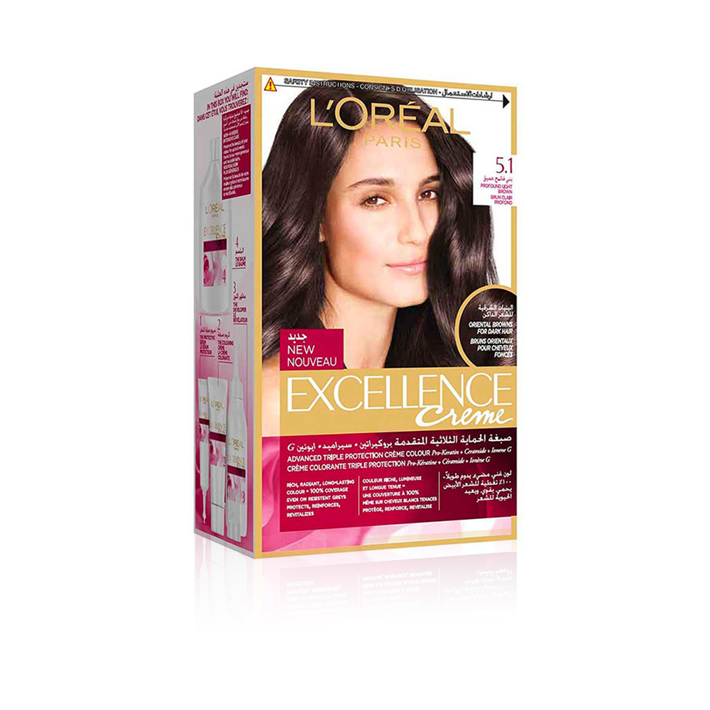 Excellence Cream Hair Color - N 5.1 - Profound Light Brown    