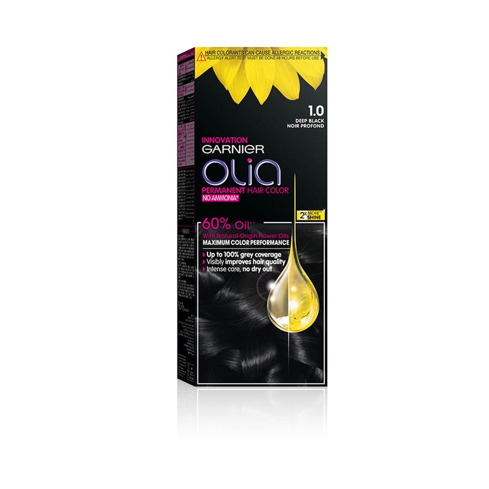 Olia Hair Color - N 1.0 - Deep Black