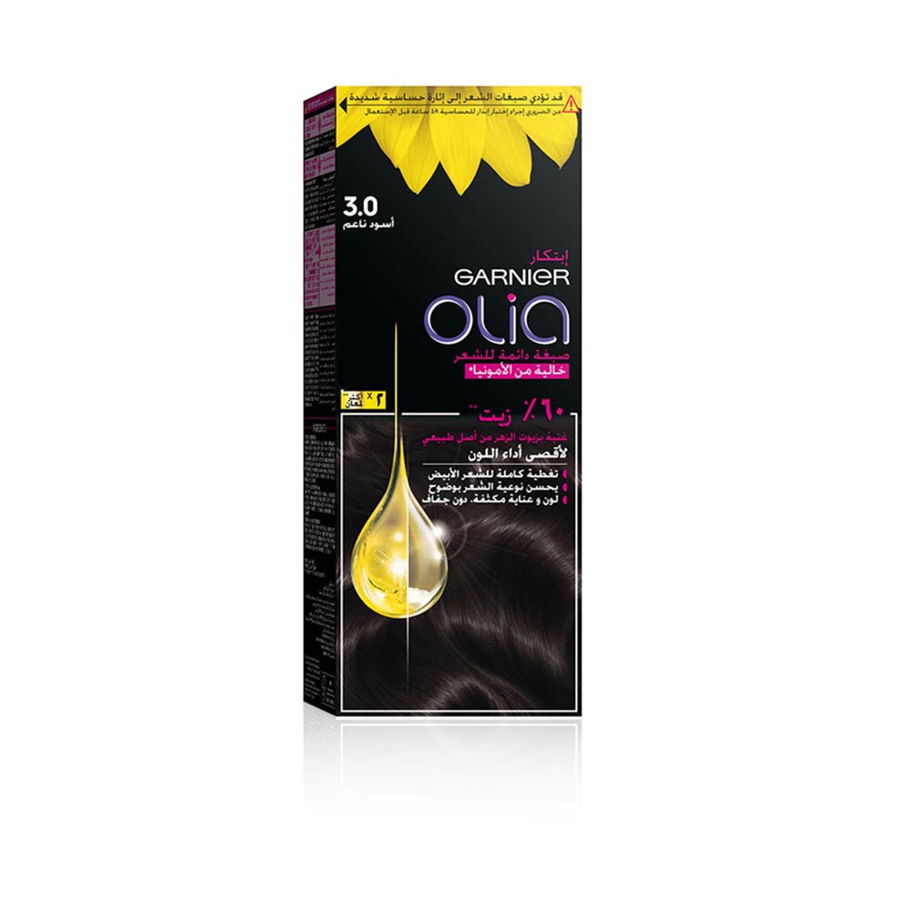 Olia Hair Color - N 3.0 - Soft Black