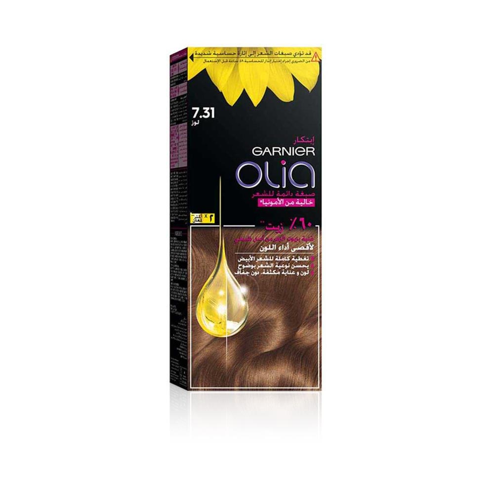 Olia hair Color - N 7.31 - Almond