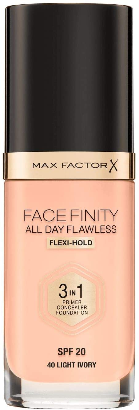 Facefinity All Day Flawless 3 In 1 Foundation - N 40 - Light Ivory 