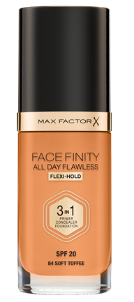 Facefinity All Day Flawless 3 In 1 Foundation - N 84 - Soft Toffee