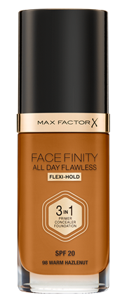 Facefinity All Day Flawless 3 In 1 Foundation - N 98 - Warm Hazelnut