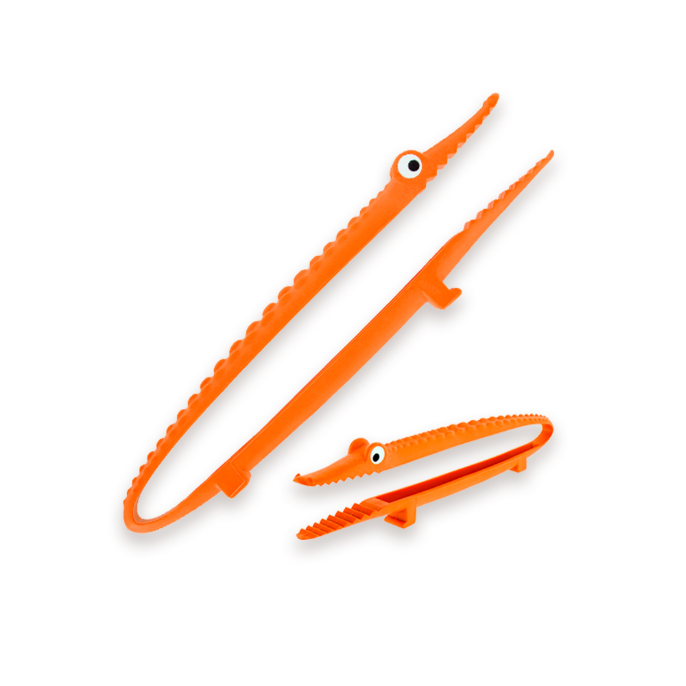 Croc'odile  Kitchen Tongs - Orange