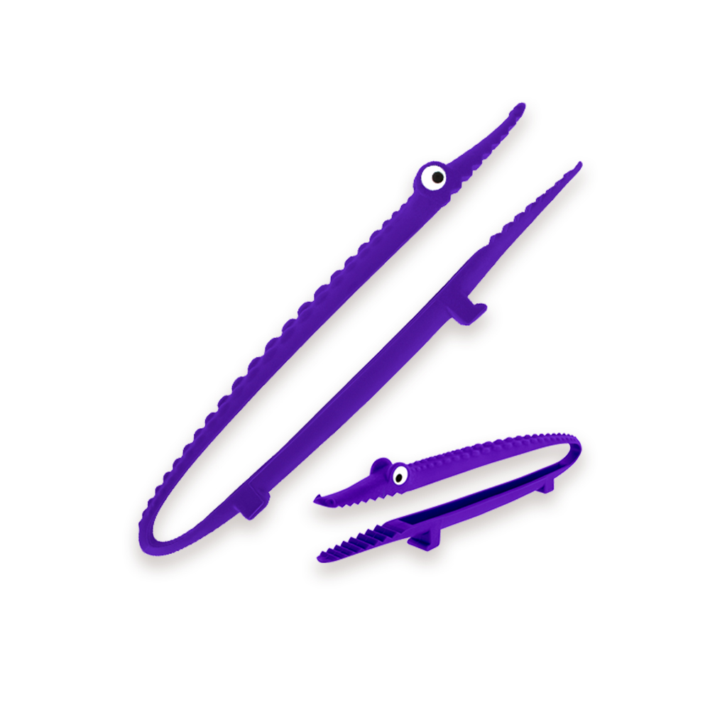 Croc'odile  Kitchen Tongs - Purple