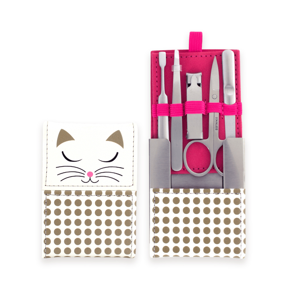Manicure Kit - Manu White Cat