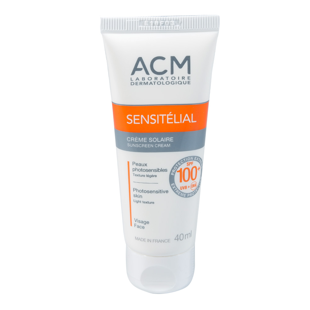 Sensitelial Sunscreen Cream Spf100+ - 40ml
