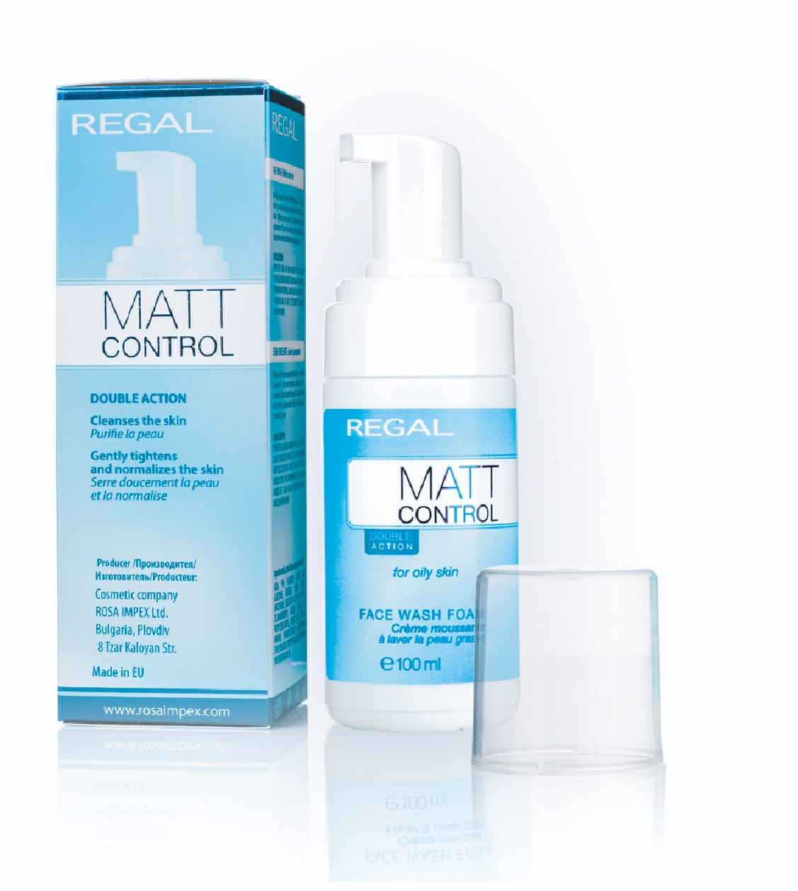 Matt Washing Foam For Oily Skin -  100 Ml