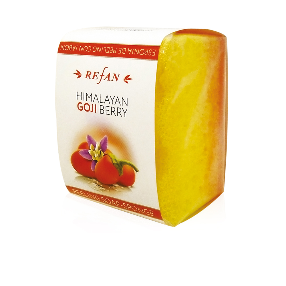 Peeling Sponge Soap Goji Berry - 75 g