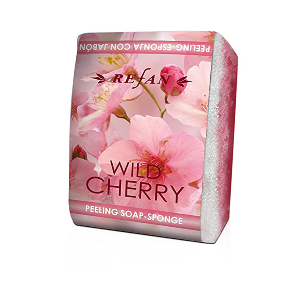 Peeling Sponge Soap With Wild Cherry - 75 g