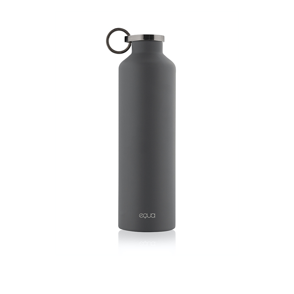 Stainless Steel Smart Water Bottle - Dark Grey - 680 ml  