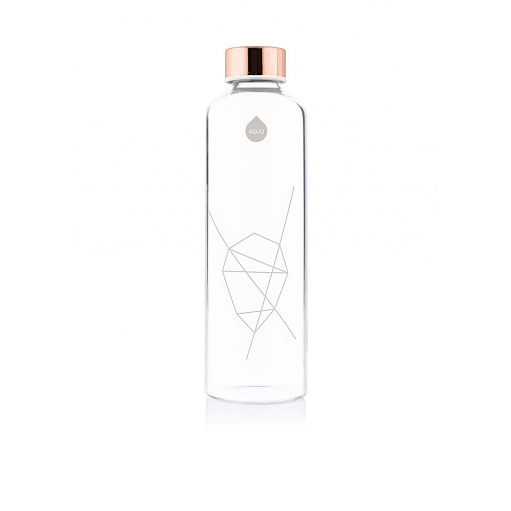 Mismatch Lava Glass Water Bottle - 750ml