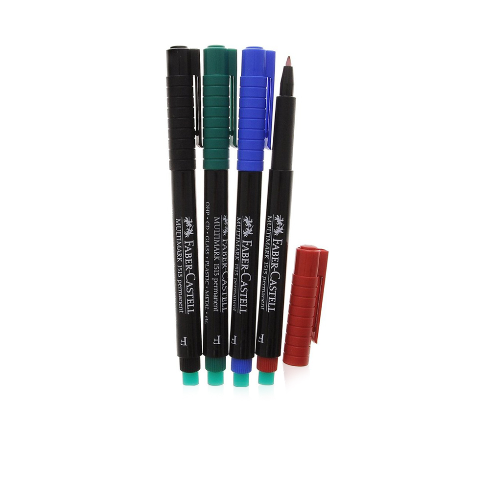 Overhead Marker Permanent - F - Group of 4 colors