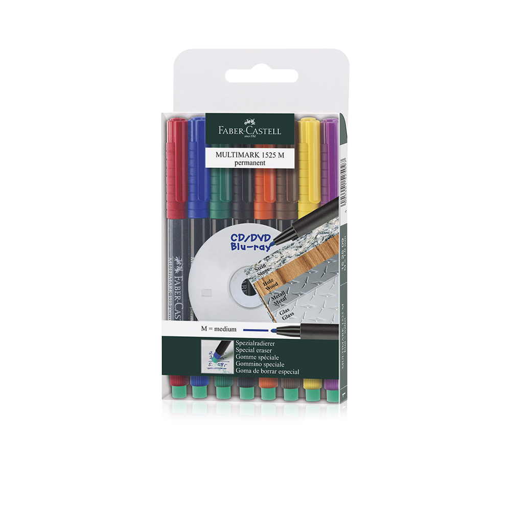 Overhead Marker Permanent - M - Group of 8 colors