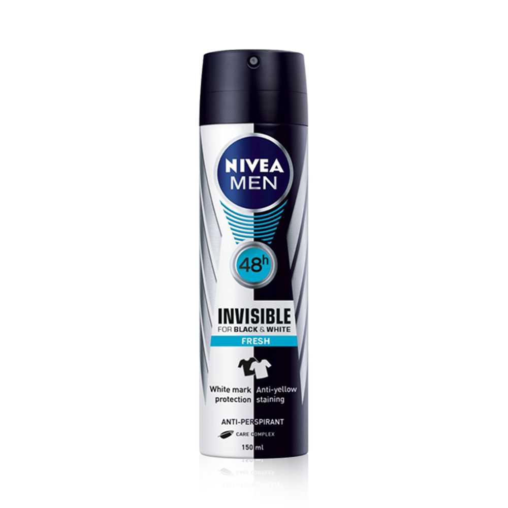 Deo Invisible Black & White For Men - 150 Ml