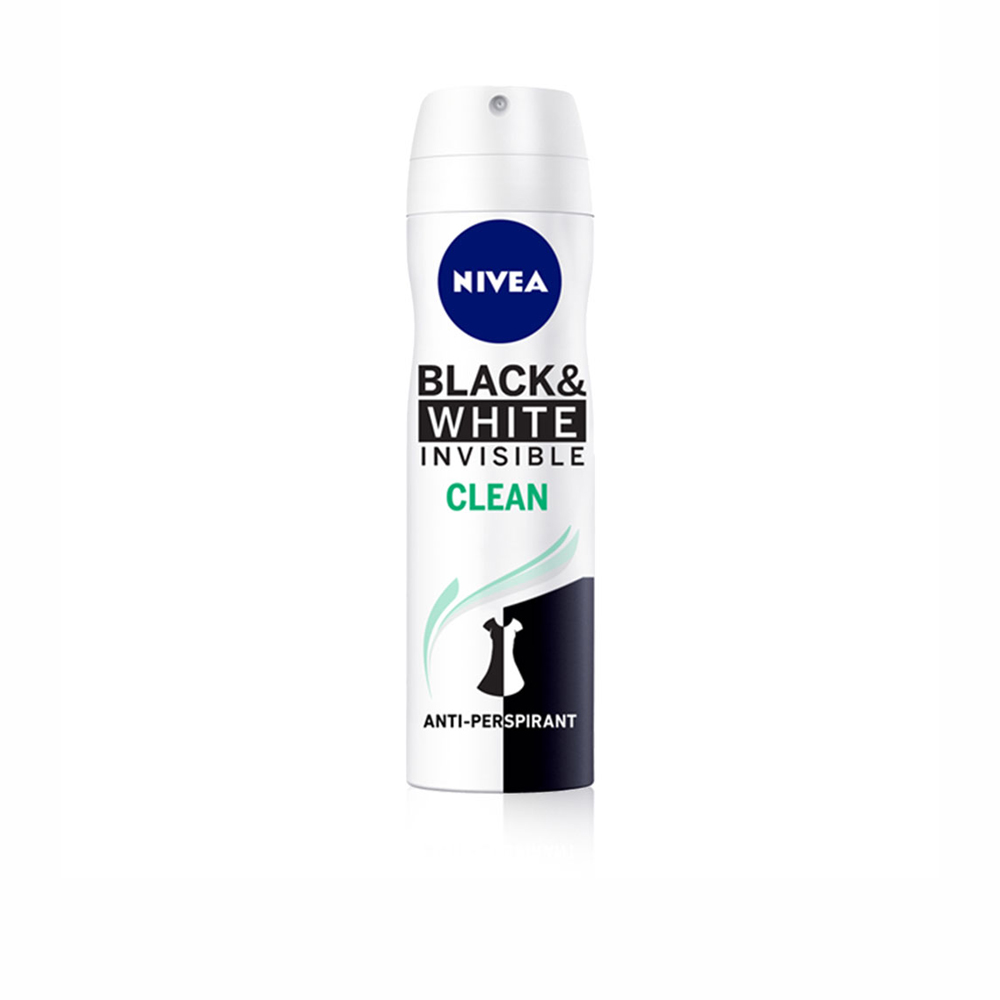 Deo Invisible Black & White Clean For Women - 150 Ml