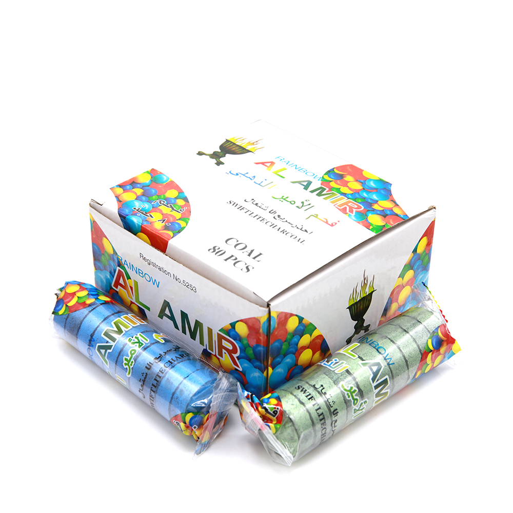 Rainbow Swift Lite Charcoal Tabs - 80 Pcs