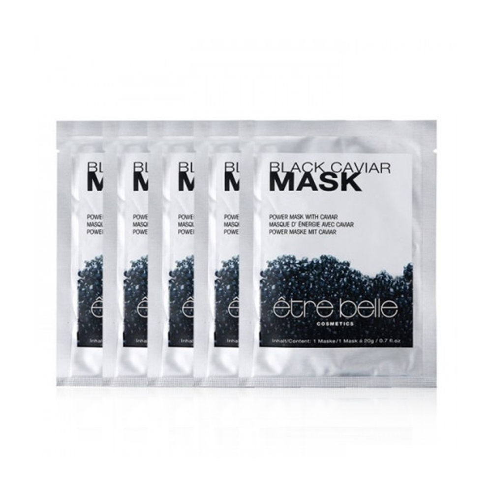 Black Caviar Fleece Mask - 5 Pieces