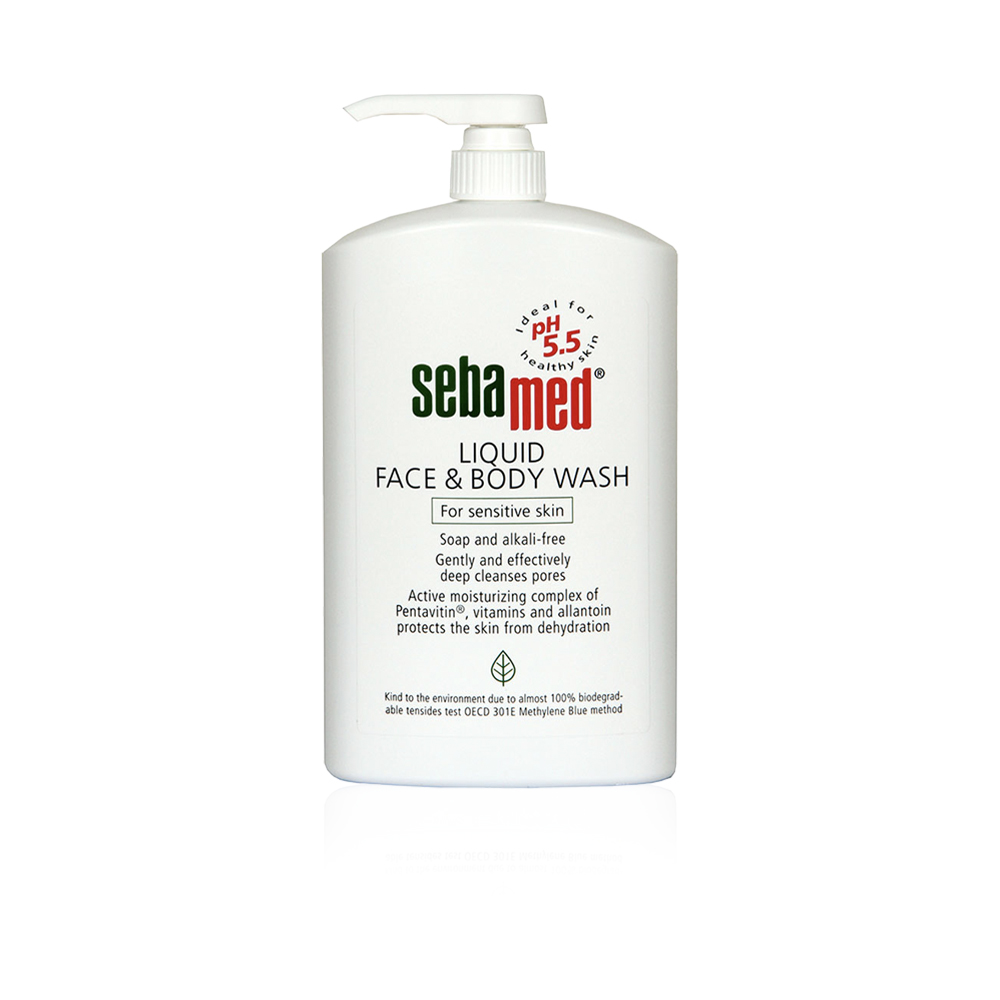 Liquid Face And Body Wash For Sensitive Skin - 1000 ml