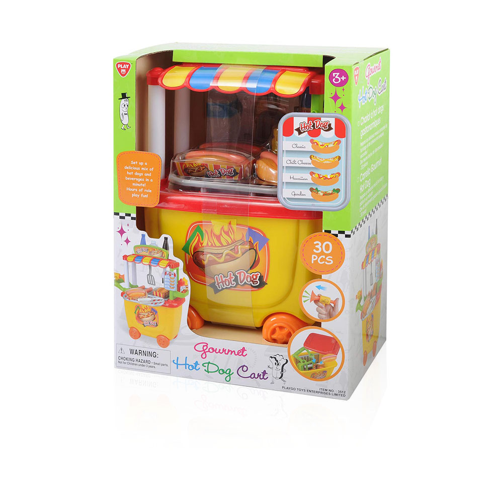 Gourmet Hot Dog Cart - Age 3+