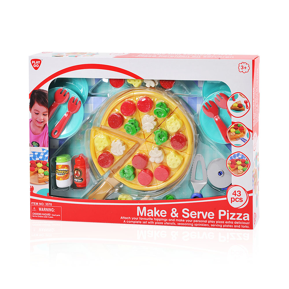 Make & Serve Pizza - 35 Pcs - Age 3+