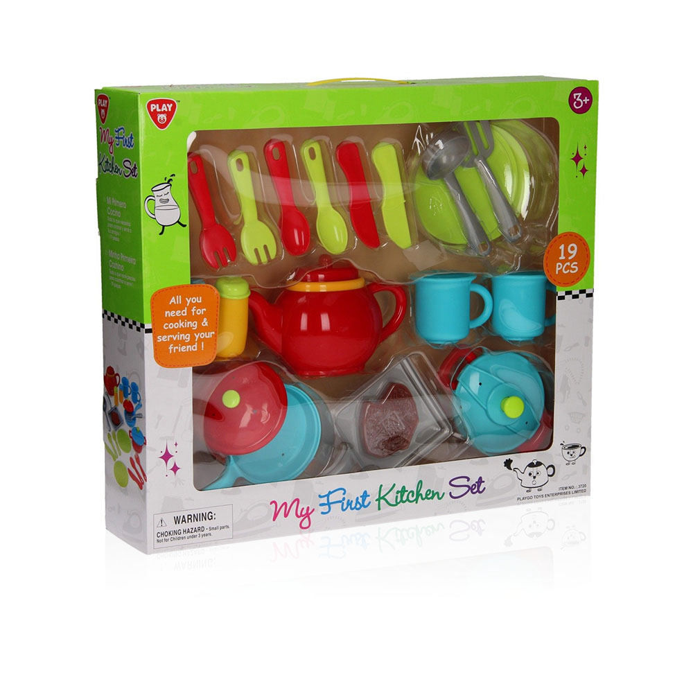 My First Kitchen Set - 19 Pcs - Age 3+