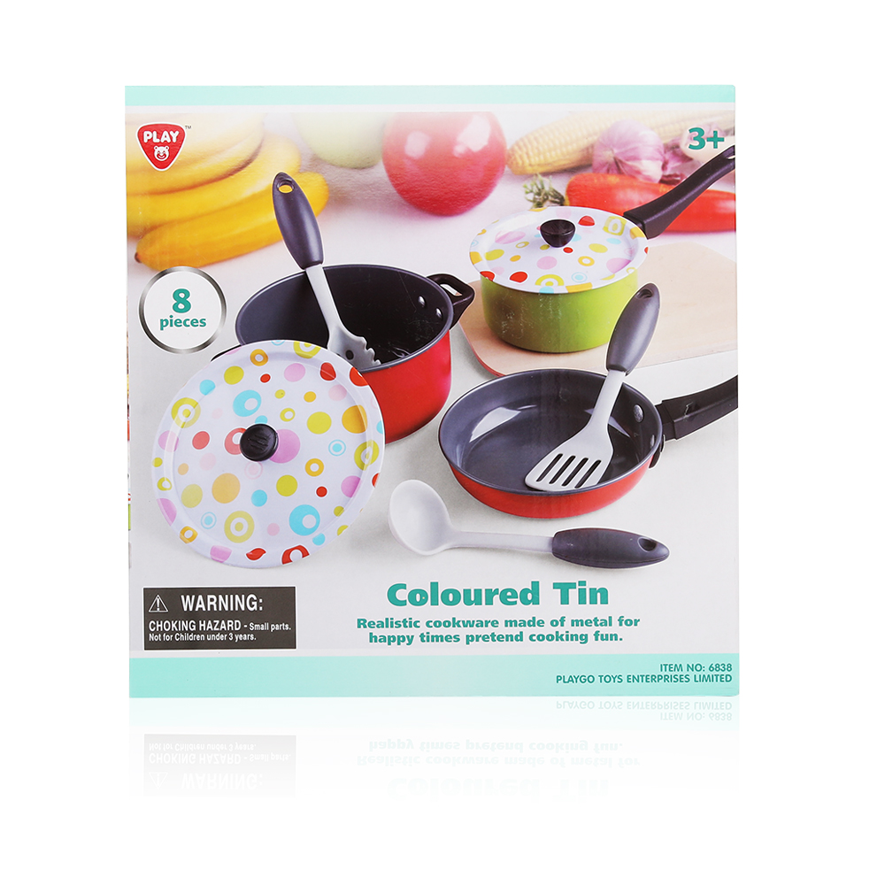 Metal Cookware Coloured Tin Red - K51131 - Age 3+