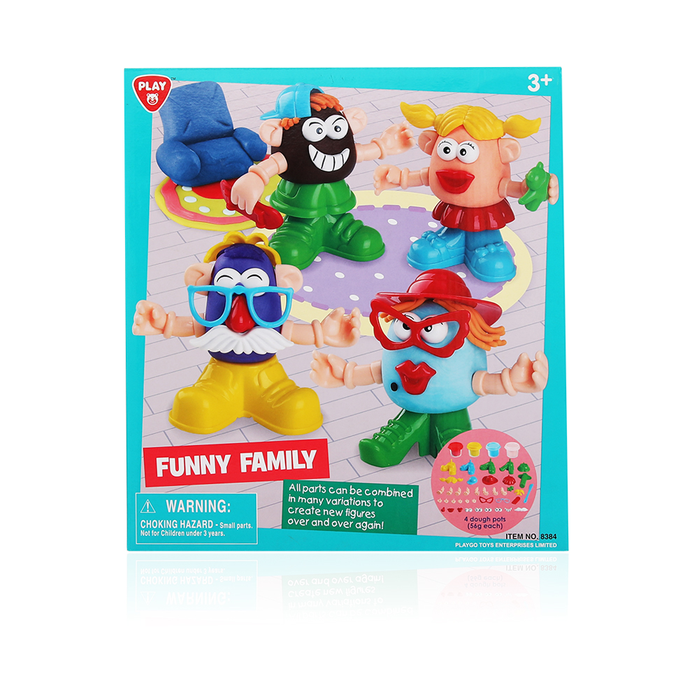 Funny Family Dough Included - Age 3+