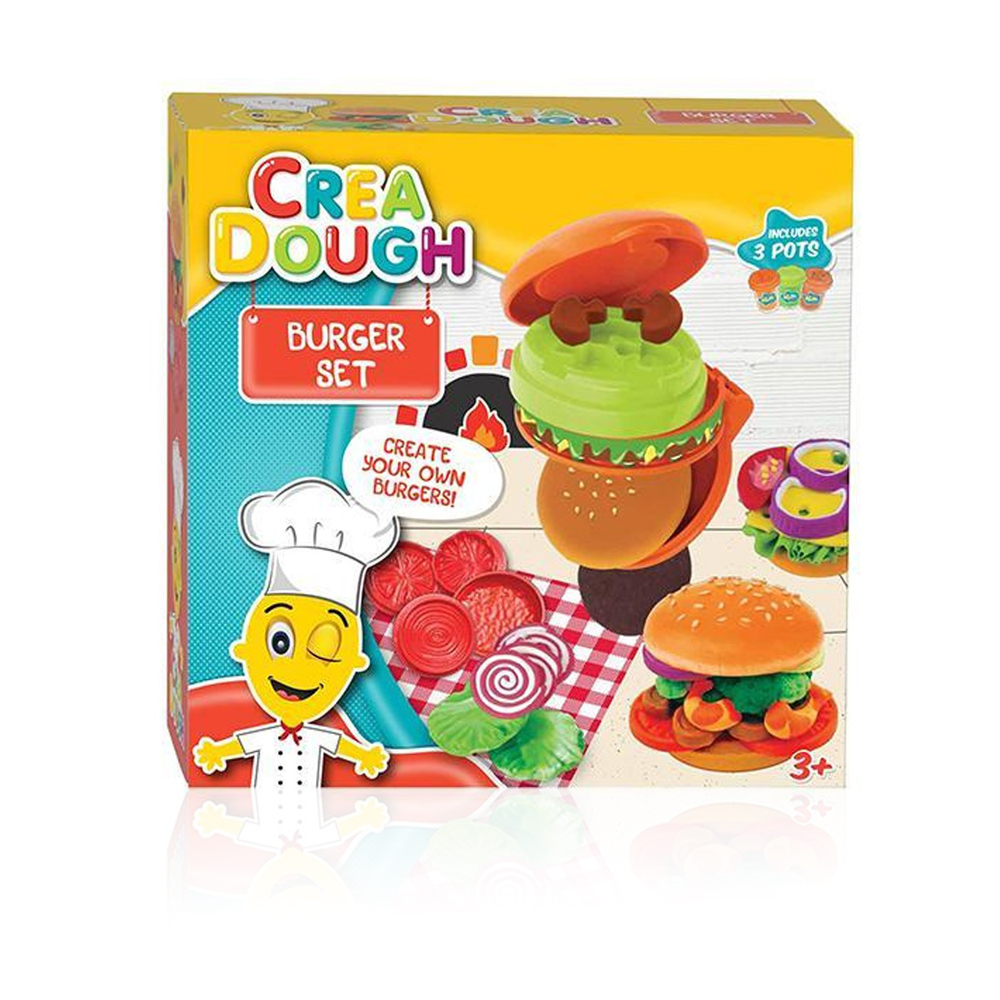 Crea Dough - Burger Set - Age 3+
