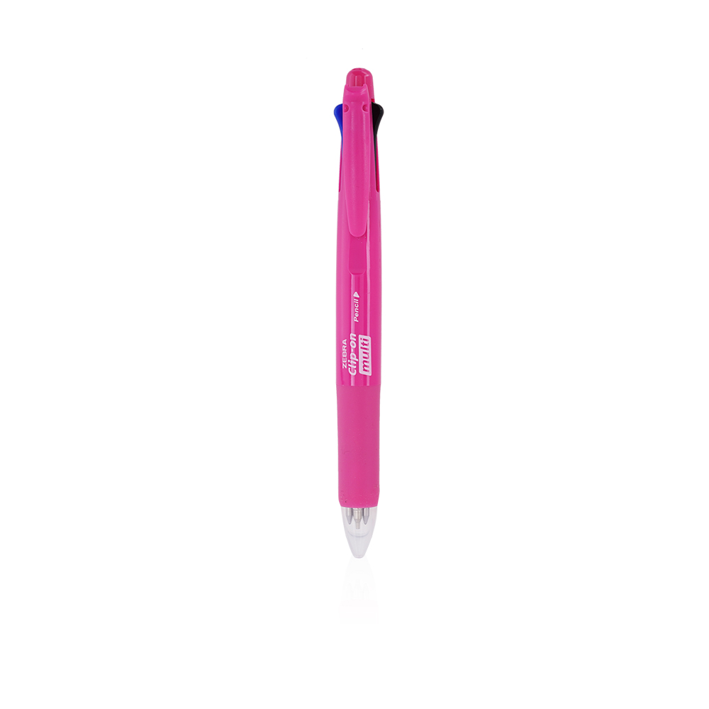 Clip On Multi Fun Pencil And Pen - Rose