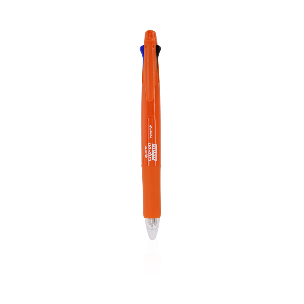 Clip On Multi Fun Pencil And Pen - Orange