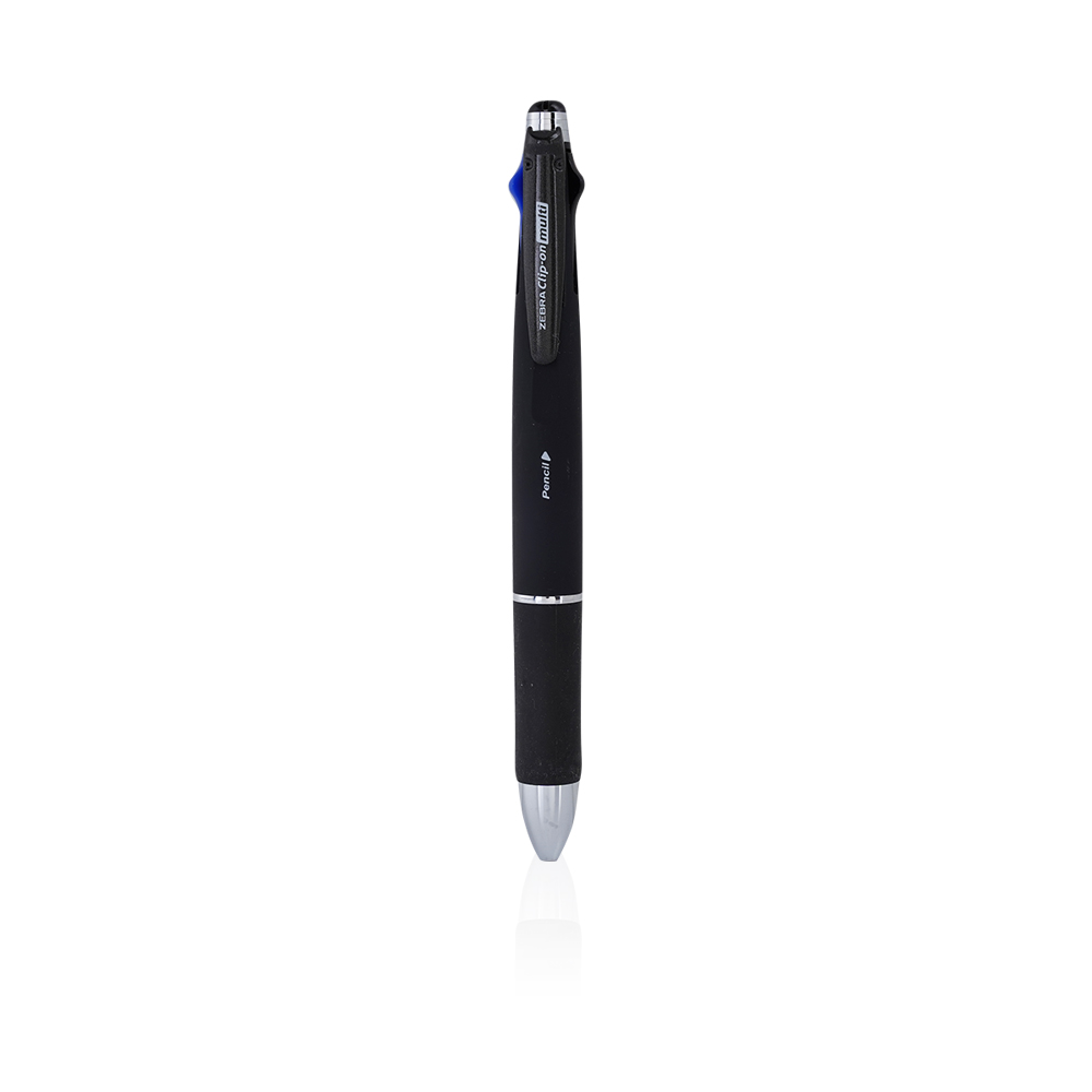 Clip On Multi Metalic Pencil And Pen - Matt Black