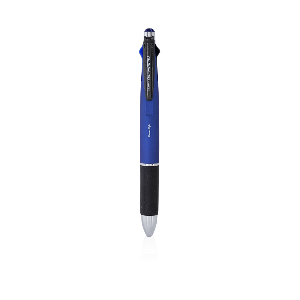 Clip On Multi Metalic Pencil And Pen - Matt Blue