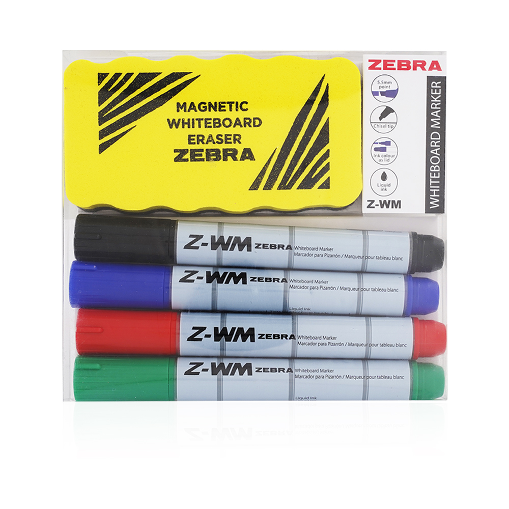 White Board Pen Set - 4 in 1 