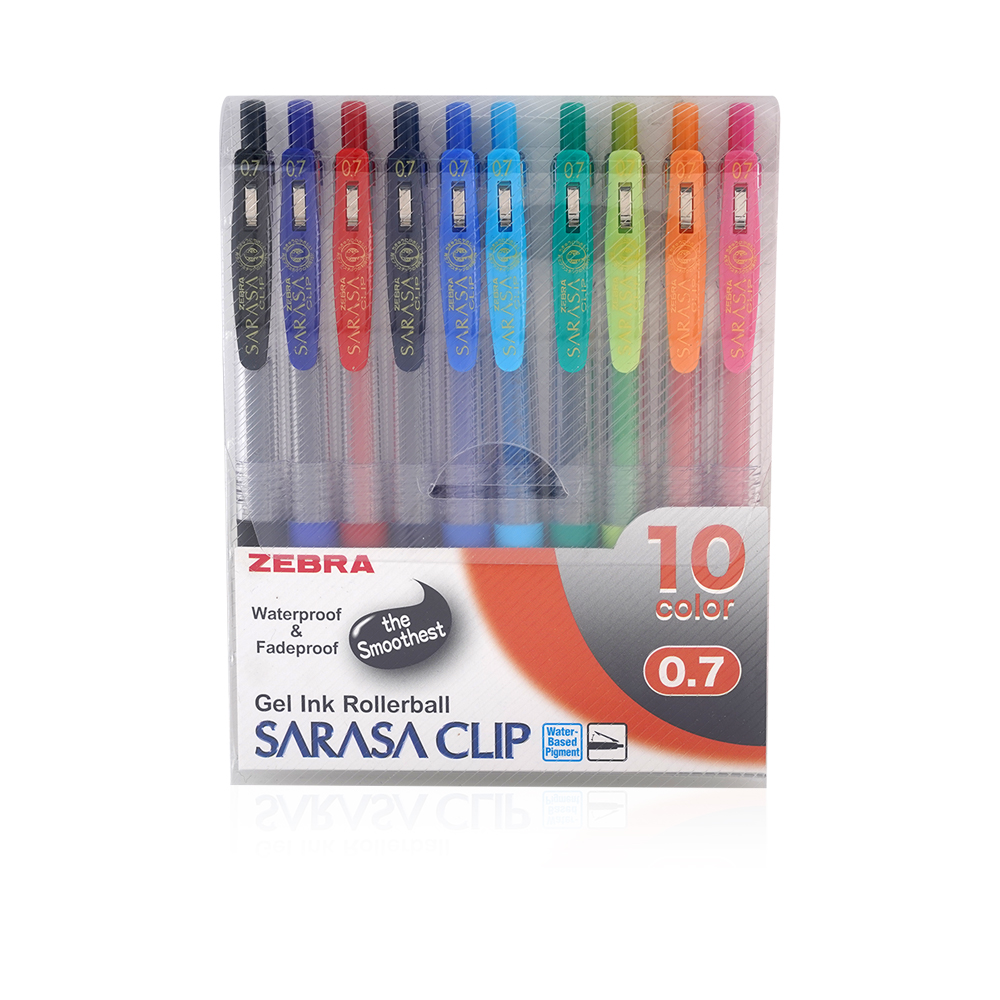 Sarasa Clip Pens Set - 10 In 1 