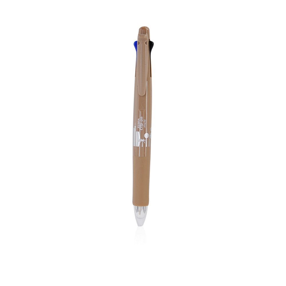 Clip On Multi Pencil And Pen - Brown City