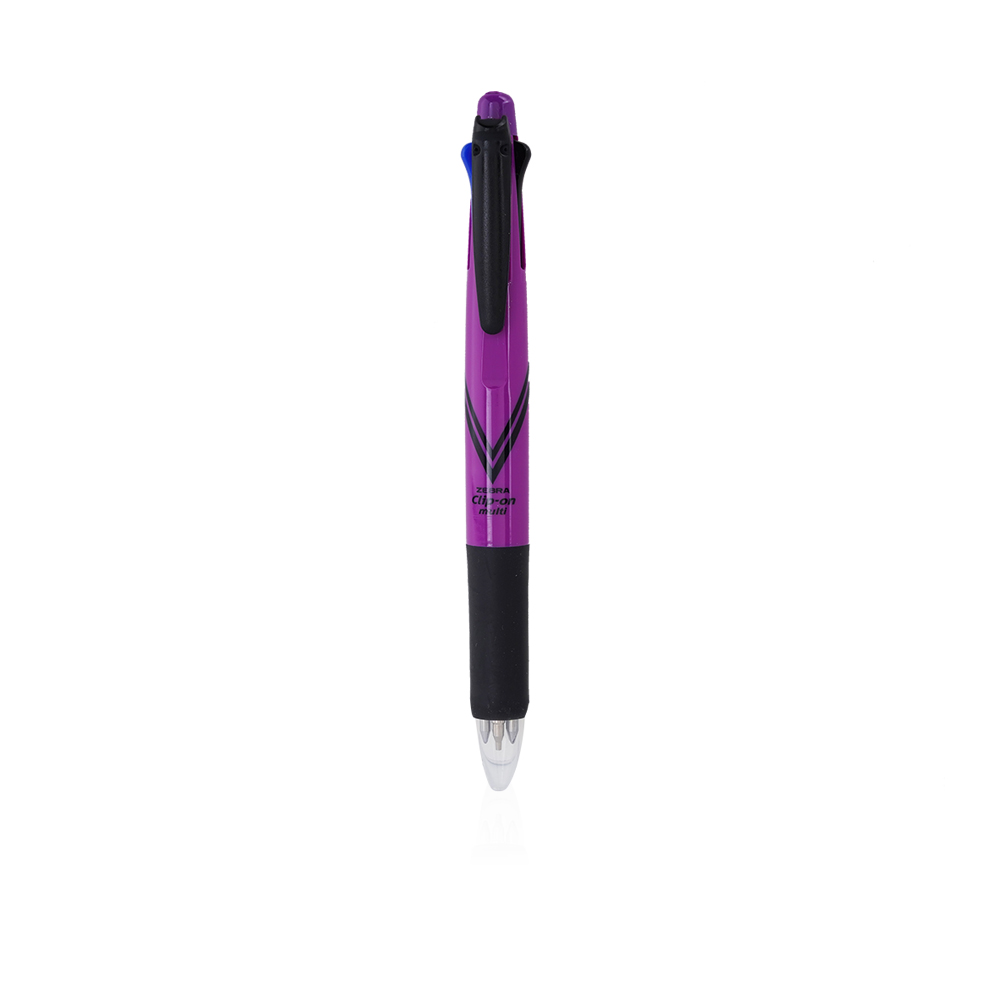 Clip On Multi Arrow Pencil And Pen - Purple