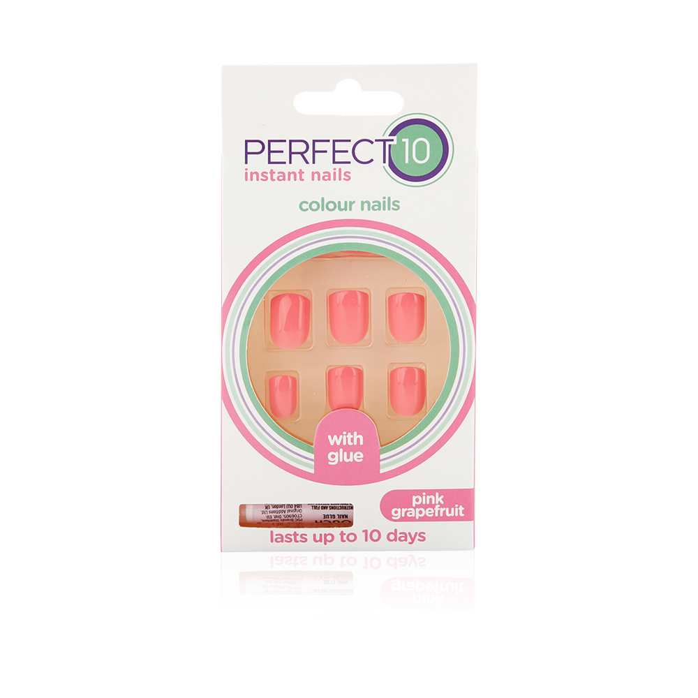 Artificial Nails - Pink Grapefruit - 4022392