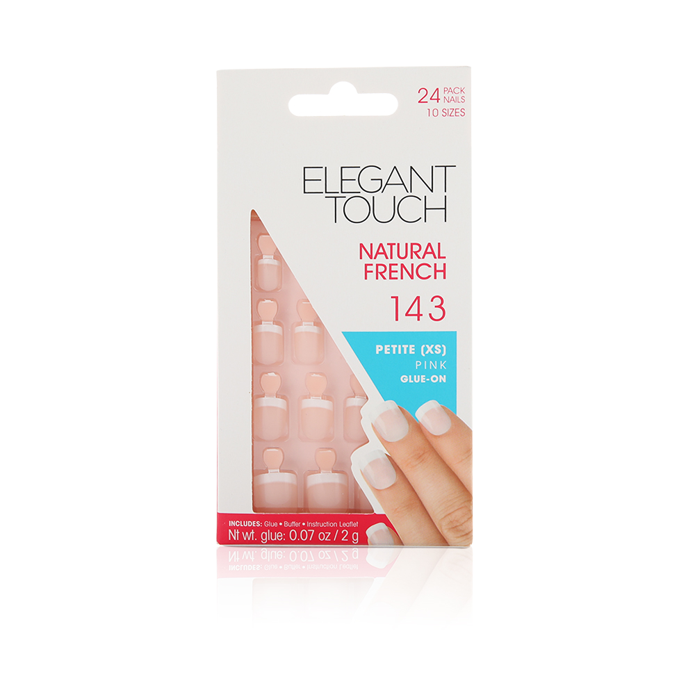 Natural French Nails - 143 Xs - Pink - 4020409